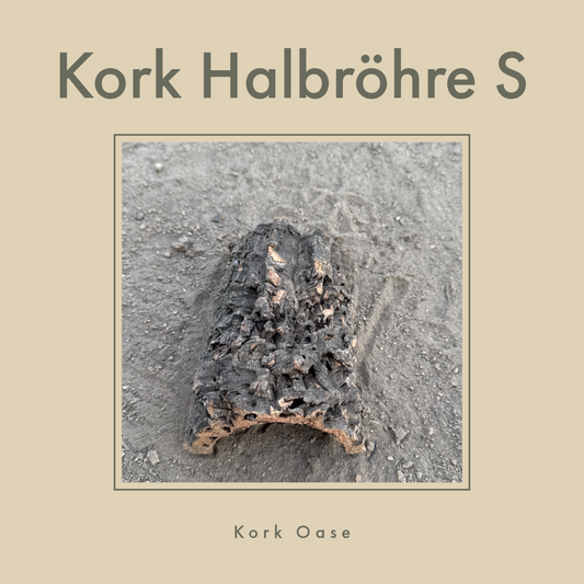 Kork Halbröhre S ca. 10x20cm